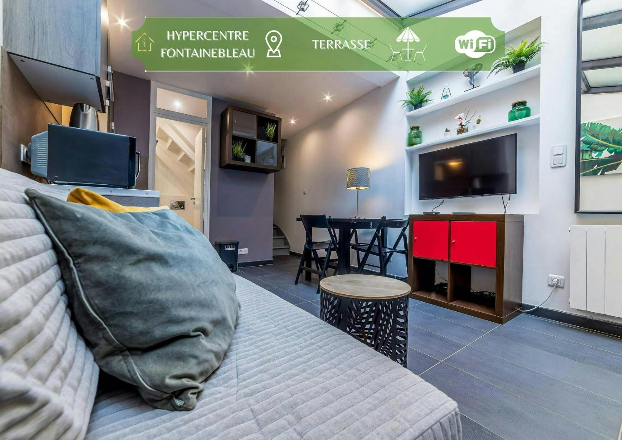New Hypercenter Apparthotel Sweet Green Fontainebleau Bagian luar foto